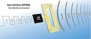 ST's M24LR64 dual-interface EEPROM